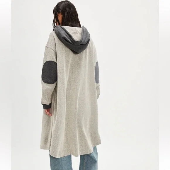 Free People Tomorrows Sweatshirt Cardigan Small - Picture 2 of 9